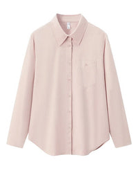 Mid-Length Loose Corduroy Long-Sleeved Shirt