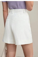 Casual Loose Jacquard Cotton Shorts