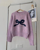 Bow Detail Knit Pullover