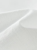 Asymmetric Draping & Breathable Linen Blend Shirt