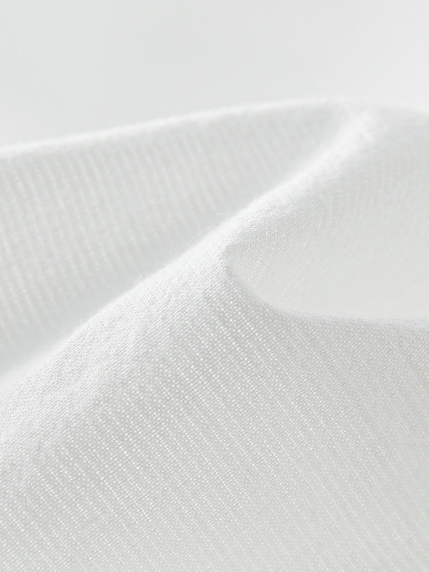 Asymmetric Draping & Breathable Linen Blend Shirt