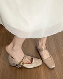 Women's Square-Toe Mary Janes