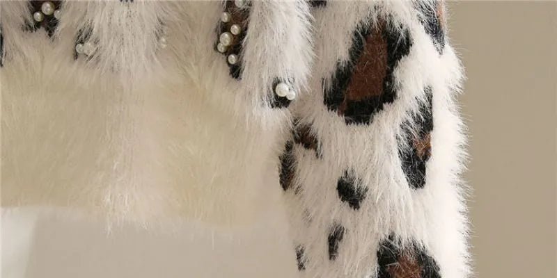 Leopard Vintage Knitted Sweater