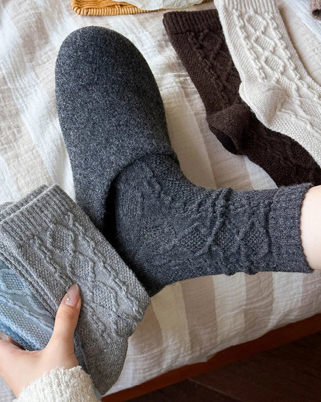 Wool Blend Casual Loose Socks