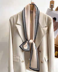 Women's Printed Silk Scarf & Shawl