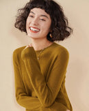 Cashmere Casual Crew Neck Loose Sweater