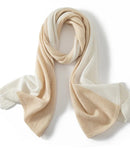 Cashmere Knitted Patchwork Colorful Scarf