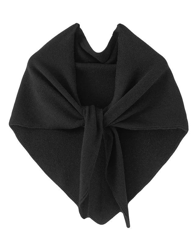 Merino Wool Triangle Knit Shawl