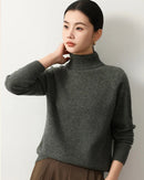 Yak Wool Turtleneck Long-Sleeved Thick Sweater