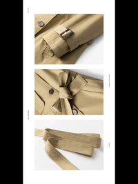 Turn Down Collar 100% Cotton Trench