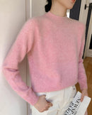 Pure Cashmere Half-Turtleneck Pullover