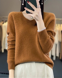 Merino Wool V-Neck Pullover