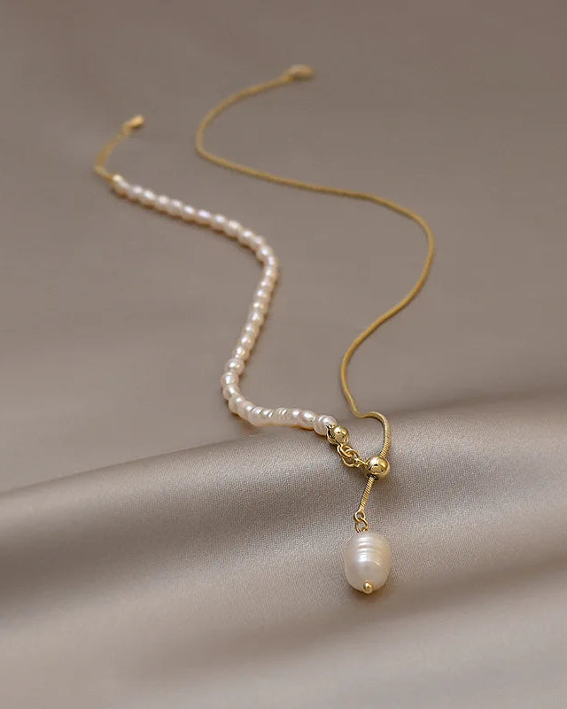 Freshwater Pearl Drop Pendant Necklace