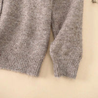 Wool Blend Soft Knitted Short Cardigan