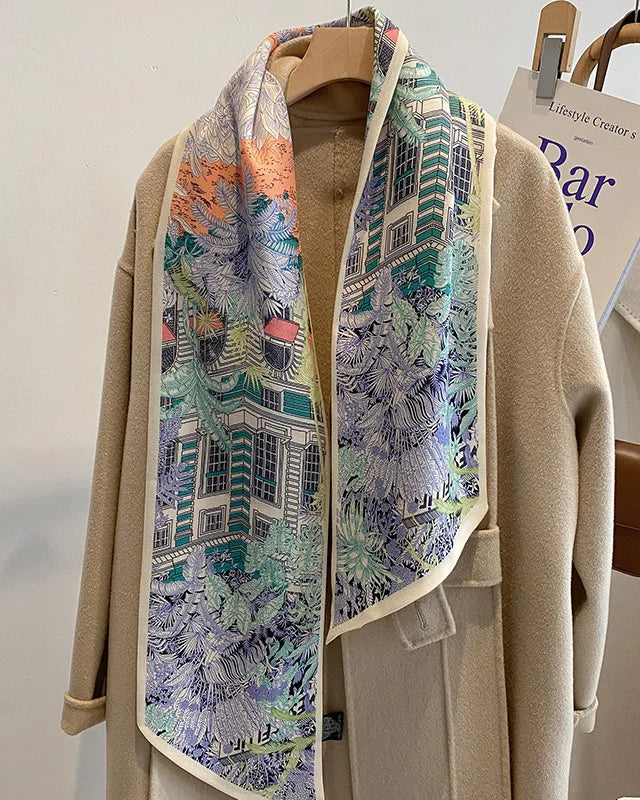 Women's French-Style Polka Dot Scarf