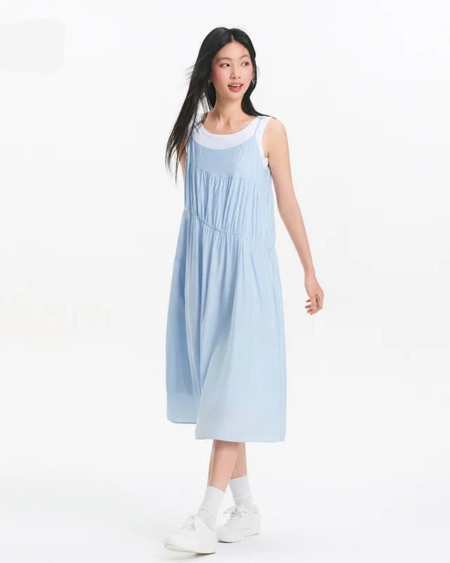Irregular Gentle Two-Piece Slip Dress