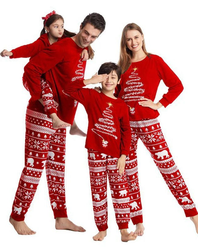 Christmas Parent-Child Pajamas Set