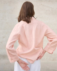 Retro Single-Breasted Collar Loose Shirt