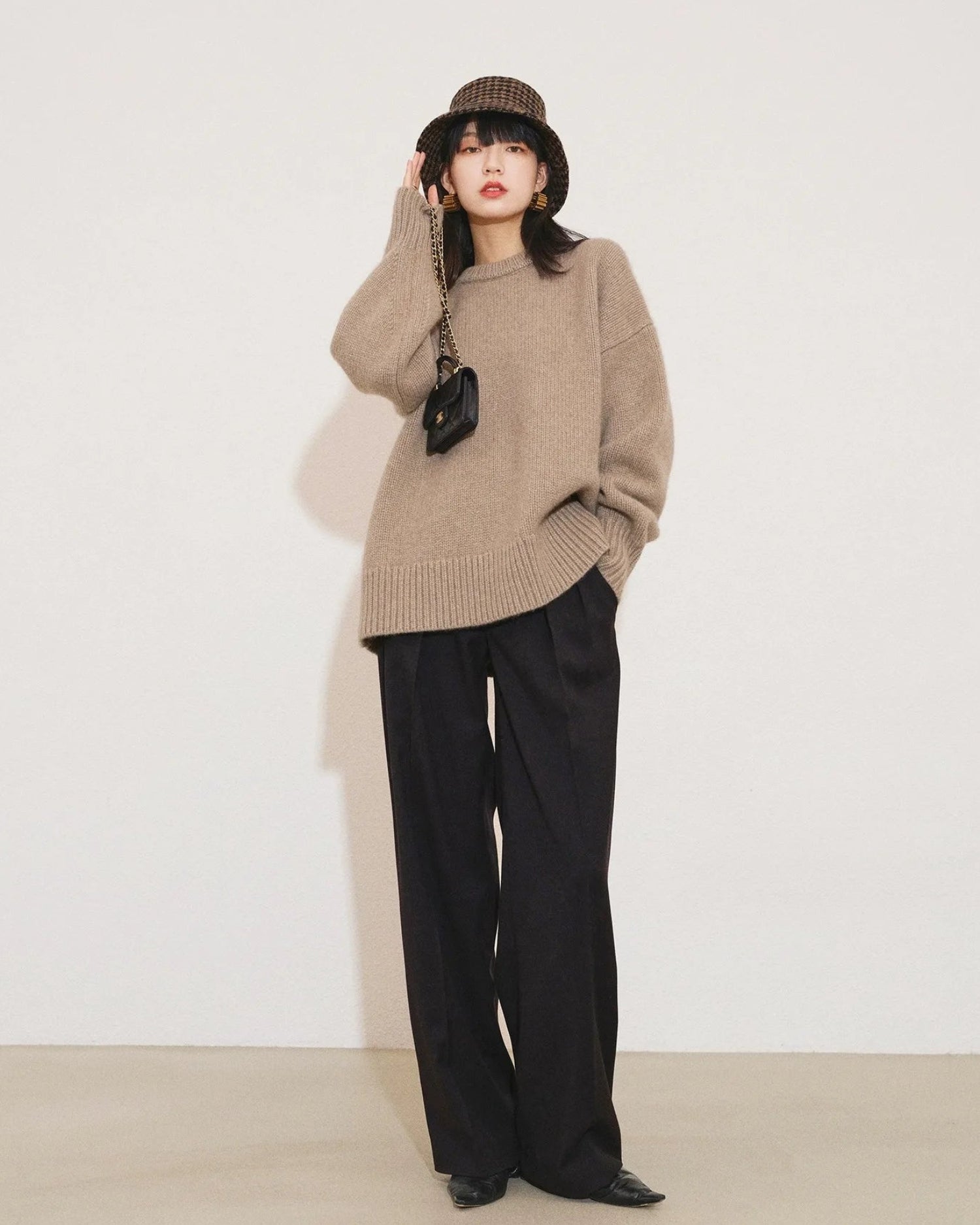 Round Neck Wool Sweater