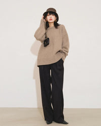 Round Neck Wool Sweater