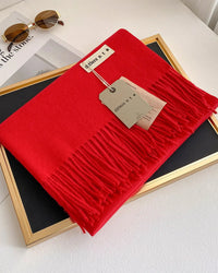 Faux Cashmere Thick Wrap Scarf in Colors