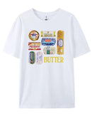 Vintage Foodie Graphic Loose Cotton Tee