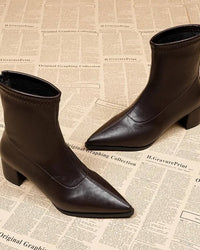 Stylish Retro Platform Party Ankle Boots