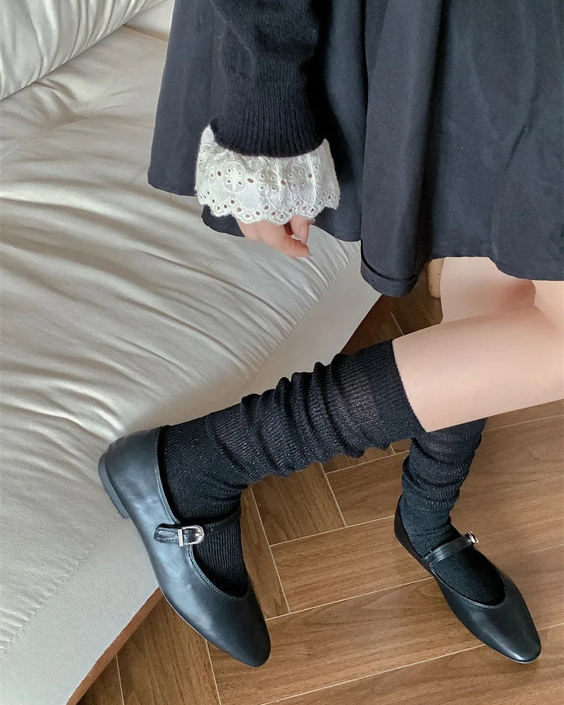 Everyday Knit Thigh-High Socks