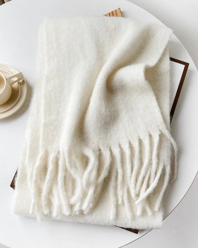 Longline Knitted Shawl Scarf