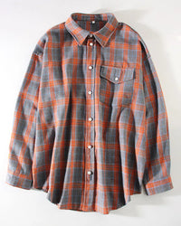 Classic Plaid Relaxed Longline Shirt