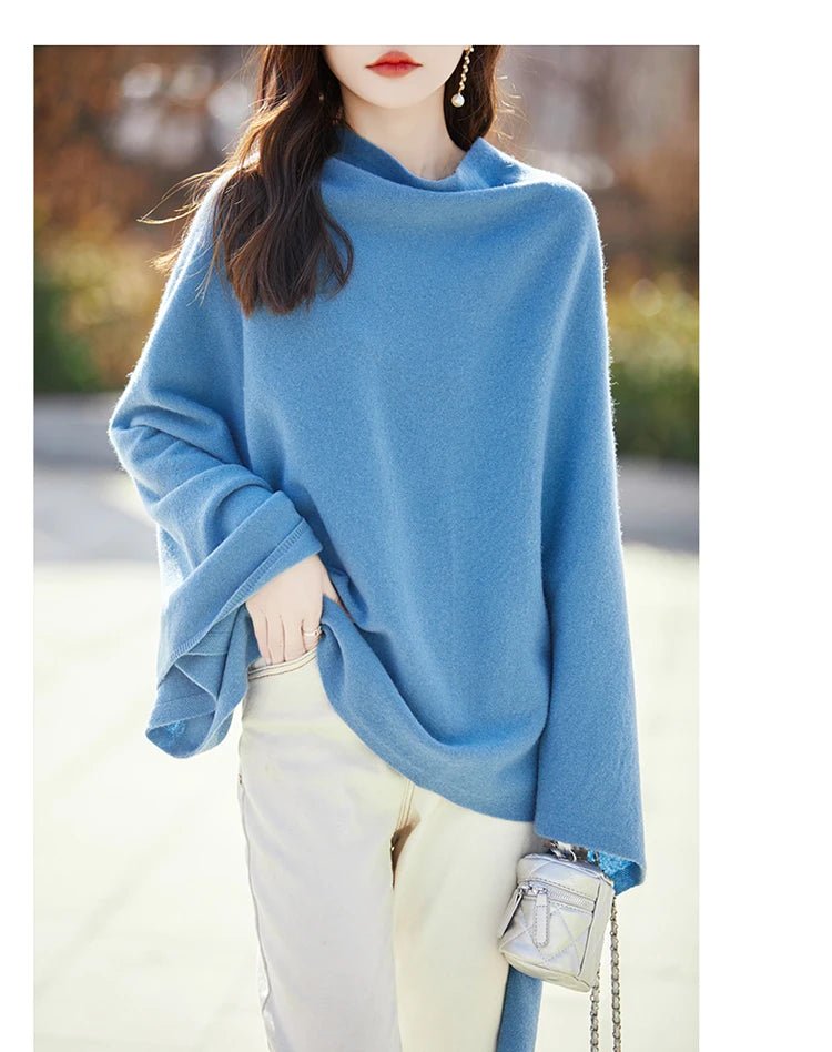 Solid Color Oversized Wool Pashmina Shawl