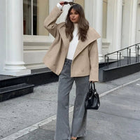 Retro Single Breasted Short Jacket