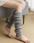 Ribbed Knit Slouch Leg Warmers