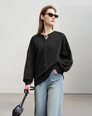 Casual Cotton Loose-Fitting Long-Sleeved Sweatshirt