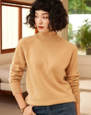 Stylish Cashmere Turtleneck Thick Knitted Sweater