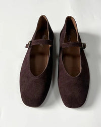 Stylish Low-Cut Lace-Up Round-Toe Flat Shoes