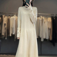 Wool Knitted Long Dress