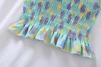 Print Folds Bohemian Sleeveless Vest