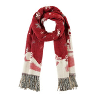Christmas Snowflake Long Scarf