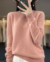 Extrafine Merino Wool Round-Neck Sweater