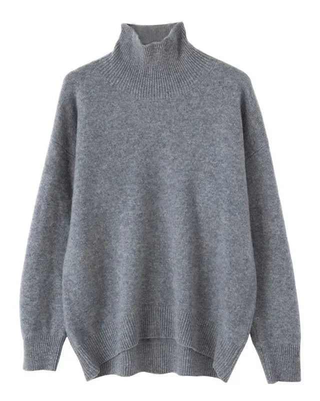 Women's Wool Turtleneck Sweater