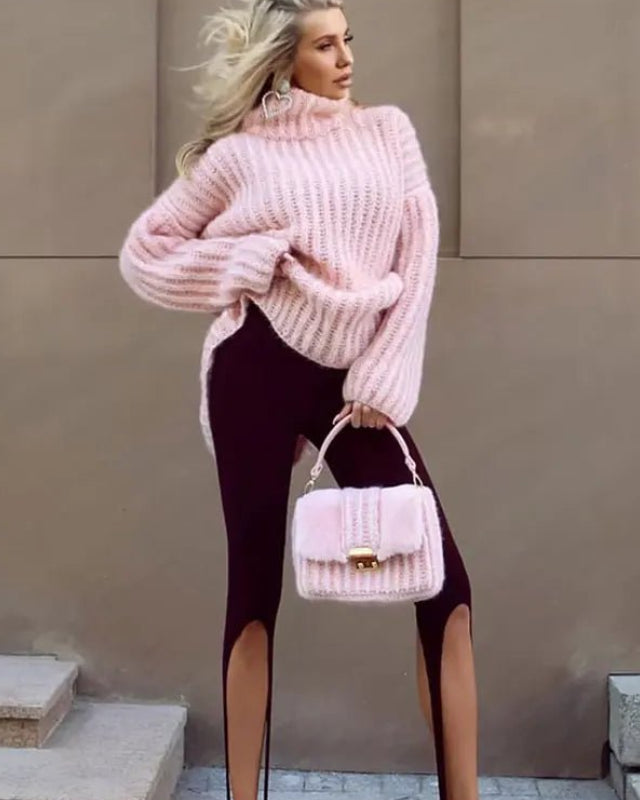 Designers' Oversized Turtleneck Sweater