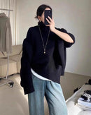 Cashmere Turtleneck Loose Sweater