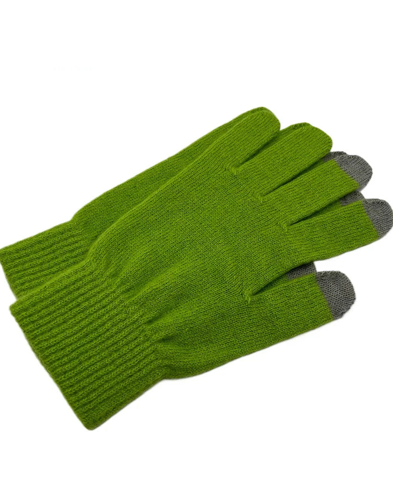 Cashmere Touchscreen Knit Gloves
