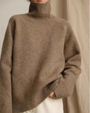 Cashmere Turtleneck Loose Thick Sweater