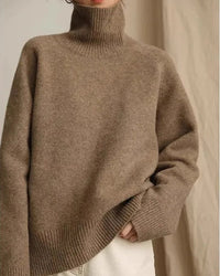 Cashmere Turtleneck Loose Thick Sweater