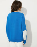 Oversized O-neck Knitted Pullover