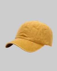 Washed-Cotton Adjustable Baseball Cap