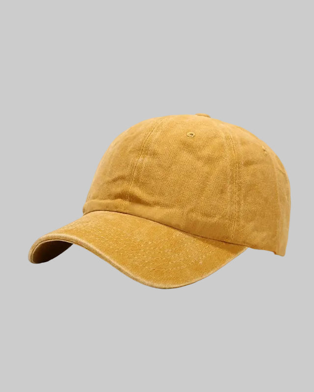 Washed-Cotton Adjustable Baseball Cap