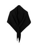 Wool Blend Oversized Triangle Wrap Shawl